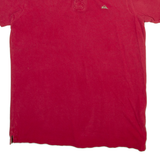 QUIKSILVER Mens Polo Shirt Red M