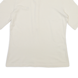 LACOSTE Womens Polo Shirt Cream S