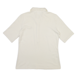 LACOSTE Womens Polo Shirt Cream S