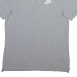 NIKE Mens Polo Shirt Grey L