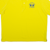 LA MARTINA Mens Polo Shirt Yellow 3XL