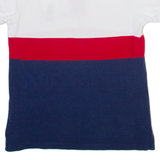 U.S. POLO ASSN Womens Polo Shirt White Colourblock S