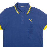 PUMA Mens Polo Shirt Blue M