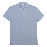 LACOSTE Mens Polo Shirt Blue XS