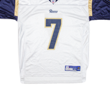 REEBOK NFL Los Angeles Rams Mens Jersey White USA V-Neck L