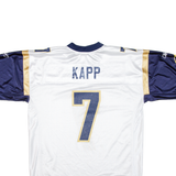 REEBOK NFL Los Angeles Rams Mens Jersey White USA V-Neck L