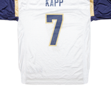 REEBOK NFL Los Angeles Rams Mens Jersey White USA V-Neck L
