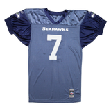 REEBOK NFL Seattle Seahawks Womens Jersey Blue USA V-Neck M