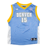 ADIDAS NBA Denver Nuggets Anthony Boys Jersey Blue Sleeveless USA V-Neck 14-15Y