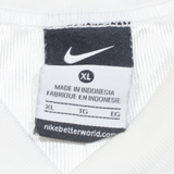 NIKE Crown Point Bulldogs Mens Jersey White USA V-Neck XL