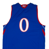 ADIDAS Kansas University Mens Jersey Blue Sleeveless USA L