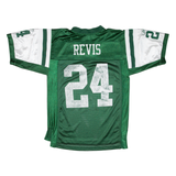 REEBOK NFL New York Jets Revis Mens Jersey Green USA V-Neck S