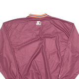 STARTER Virginia Tech Mens Sweatshirt Maroon V-Neck USA L