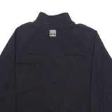 NAUTICA Mens Sweatshirt Black 1/4 Zip L