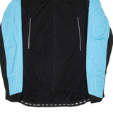 CRANE Cycling Full-Zip Mens Jersey Black Long Sleeve S