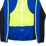 CRANE Cycling Mens Jersey Blue Long Sleeve 1/4 Zip S