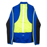 CRANE Cycling Mens Jersey Blue Long Sleeve 1/4 Zip S