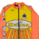 TEKER SPORTSWEAR Cycling Full-Zip Mens Jersey Yellow Long Sleeve M