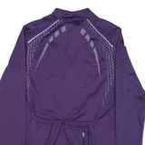 CIVET Cycling Womens Jersey Purple Long Sleeve 1/4 Zip UK 10