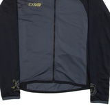 IXS Cycling Full-Zip Mens Jersey Black Long Sleeve M