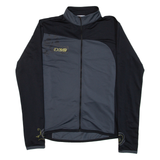 IXS Cycling Full-Zip Mens Jersey Black Long Sleeve M