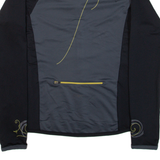 IXS Cycling Full-Zip Mens Jersey Black Long Sleeve M