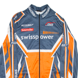 CUORE Cycling Full-Zip Mens Jersey Blue Long Sleeve M