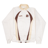 Cycling Full-Zip Mens Jersey Beige Long Sleeve L