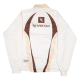Cycling Full-Zip Mens Jersey Beige Long Sleeve L