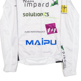 CUORE Cycling Full-Zip Mens Jersey White Long Sleeve S