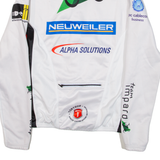 CUORE Cycling Full-Zip Mens Jersey White Long Sleeve S
