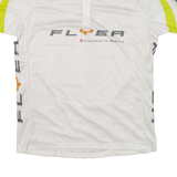 CUORE Cycling Mens Jersey White 1/4 Zip XL