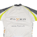 CUORE Cycling Mens Jersey White 1/4 Zip XL