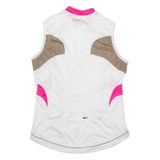 CRAFT Cycling Girls Jersey White Sleeveless 1/4 Zip L
