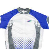 Cycling Full-Zip Mens Jersey White XL