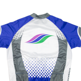 Cycling Full-Zip Mens Jersey White XL