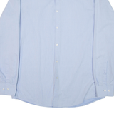 HUGO BOSS Slim Fit Mens Plain Shirt Blue Long Sleeve L