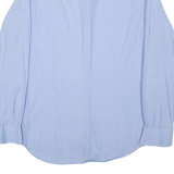 TOMMY HILFIGER Fitted Mens Shirt Blue Check Long Sleeve M