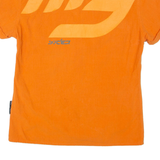 EAST SIDER Mens Plain Shirt Orange S