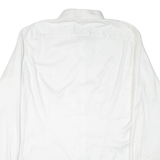 TOMMY HILFIGER Slim Fit Mens Plain Shirt White Long Sleeve L