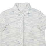 Womens Shirt White Striped S