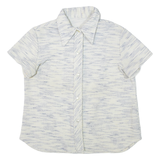 Womens Shirt White Striped S