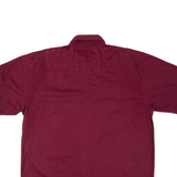 UNDERGROUND Mens Plain Shirt Red XL