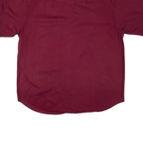 UNDERGROUND Mens Plain Shirt Red XL