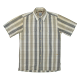 COLUMBIA Mens Shirt Grey Striped M