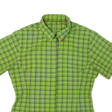 MAMMUT Womens Shirt Green Check S
