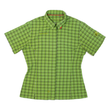 MAMMUT Womens Shirt Green Check S