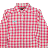 MAMMUT Womens Shirt Pink Check Long Sleeve S