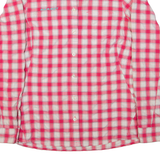MAMMUT Womens Shirt Pink Check Long Sleeve S