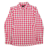 MAMMUT Womens Shirt Pink Check Long Sleeve S